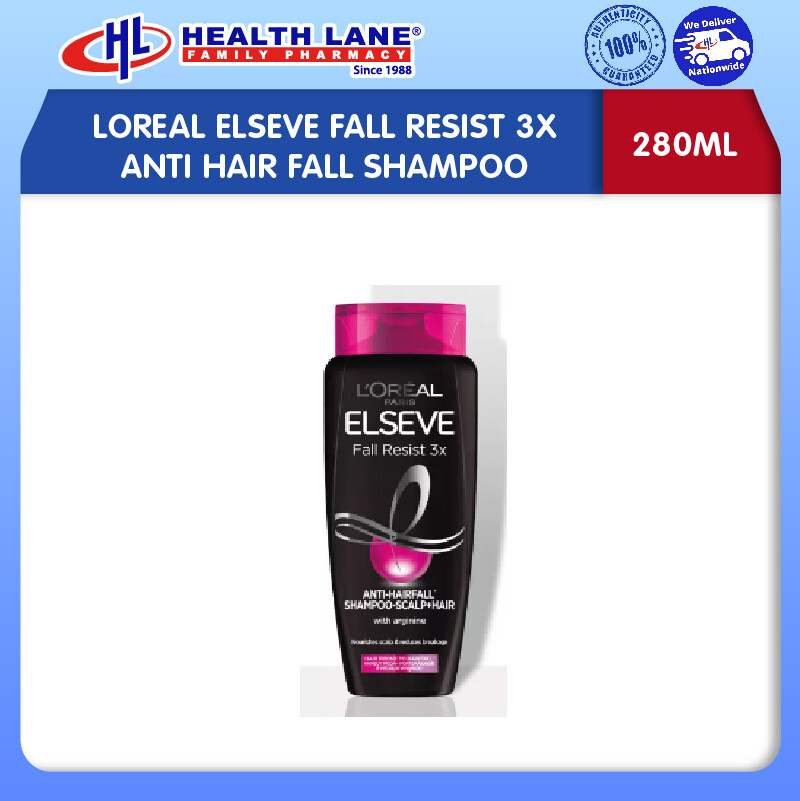 LOREAL ELSEVE FALL RESIST 3X ANTI RAMBUT FALL SYAMPU (280ML)